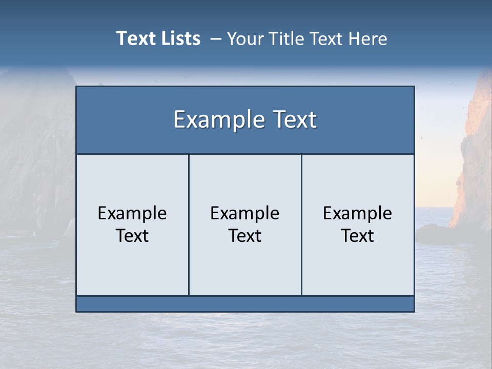 Travel Sea Birds PowerPoint Template