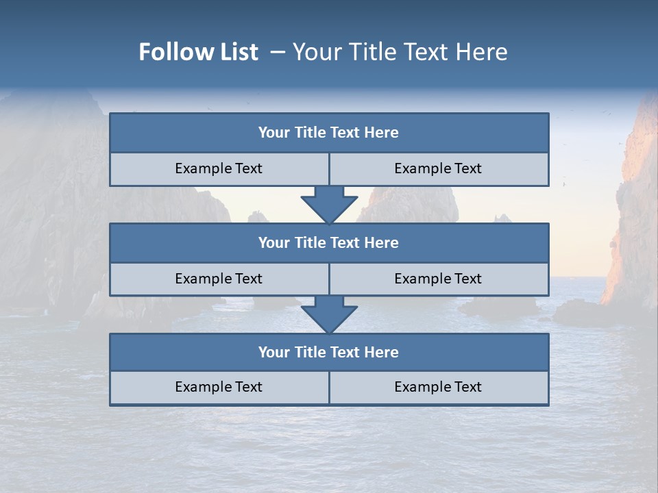 Travel Sea Birds PowerPoint Template