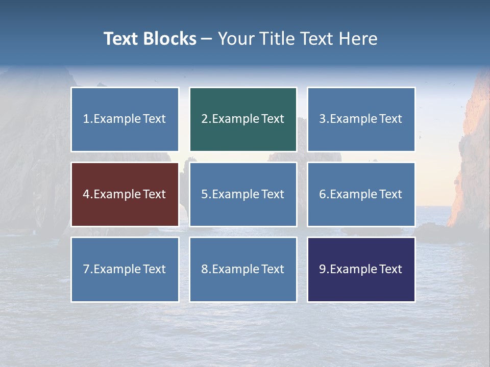 Travel Sea Birds PowerPoint Template