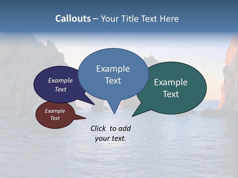 Travel Sea Birds PowerPoint Template