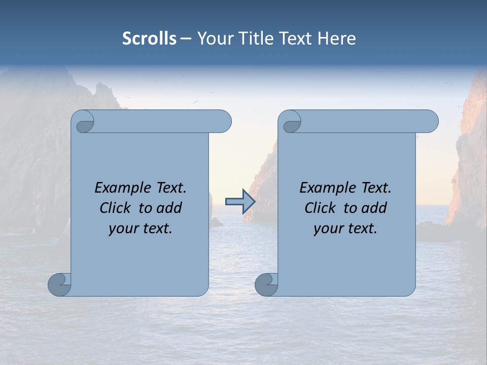 Travel Sea Birds PowerPoint Template
