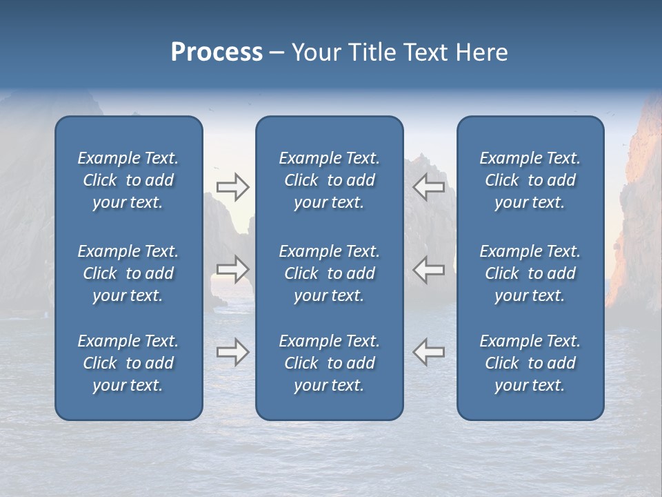 Travel Sea Birds PowerPoint Template