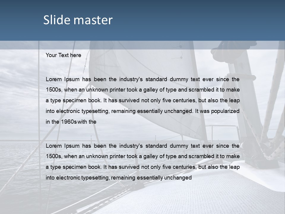 Sea Storm Sport PowerPoint Template