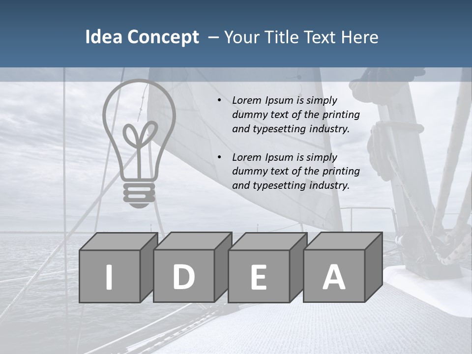 Sea Storm Sport PowerPoint Template