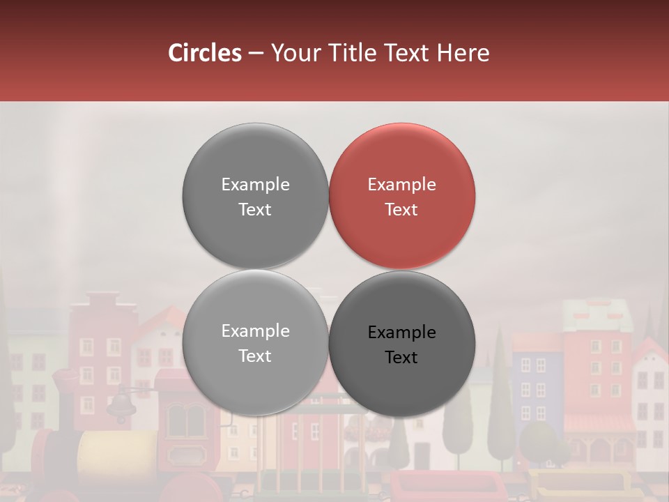 Childhood Animal Drive PowerPoint Template