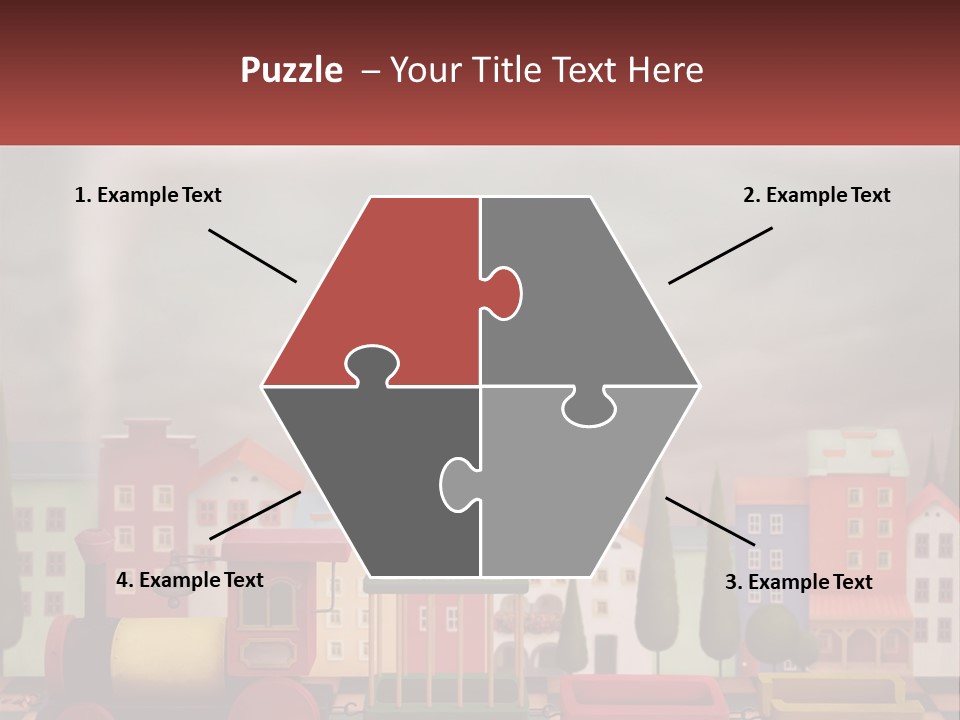 Childhood Animal Drive PowerPoint Template