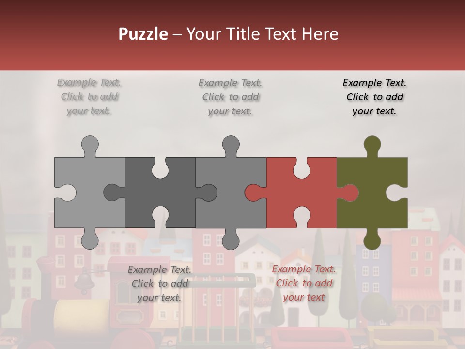 Childhood Animal Drive PowerPoint Template