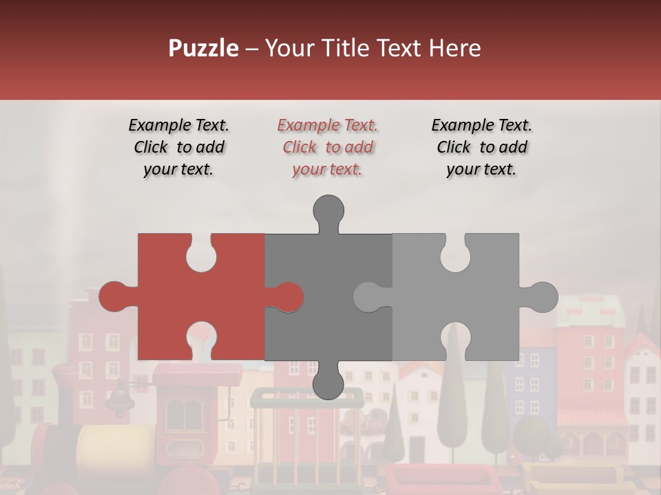 Childhood Animal Drive PowerPoint Template