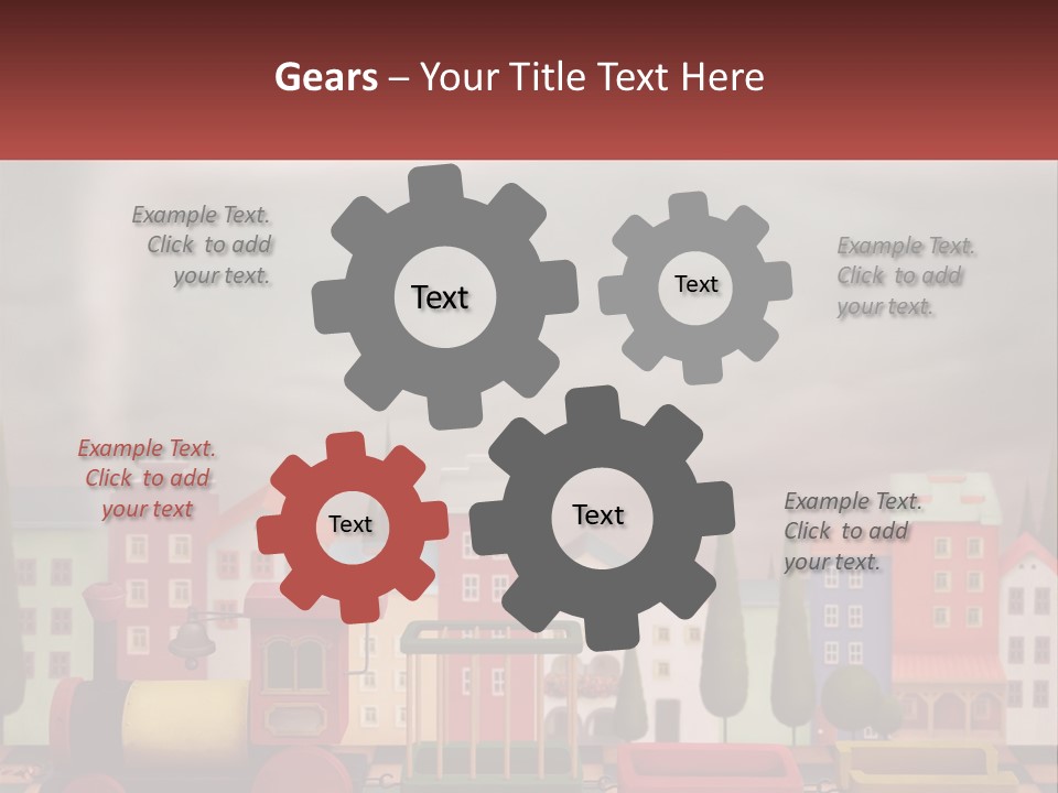 Childhood Animal Drive PowerPoint Template