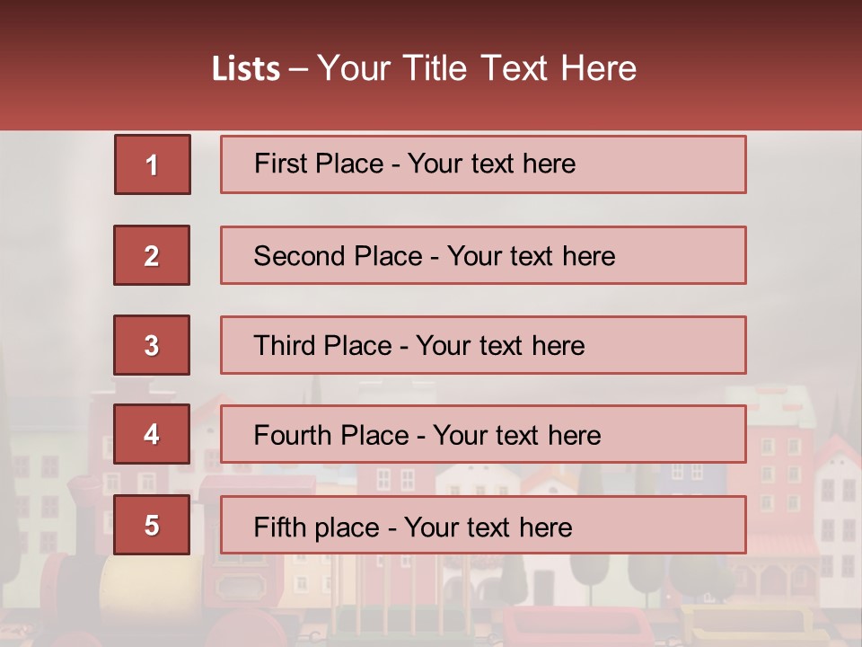 Childhood Animal Drive PowerPoint Template