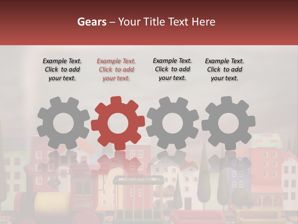 Childhood Animal Drive PowerPoint Template