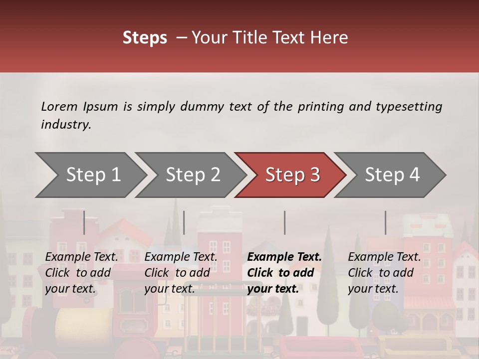 Childhood Animal Drive PowerPoint Template