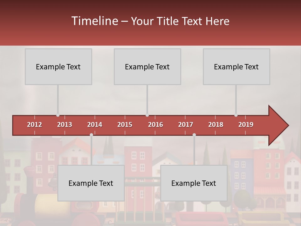 Childhood Animal Drive PowerPoint Template