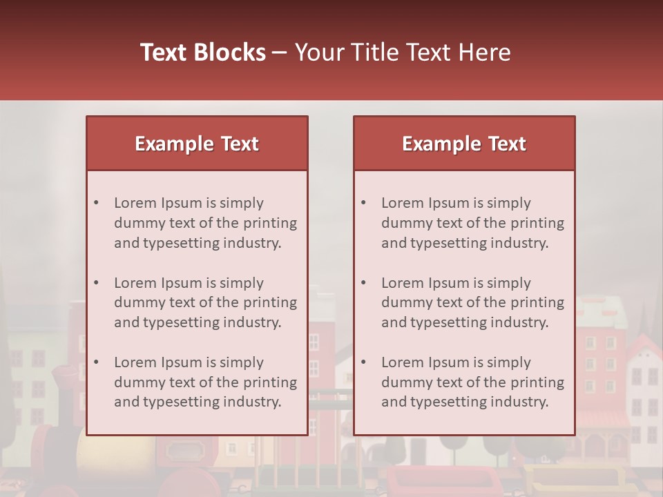 Childhood Animal Drive PowerPoint Template