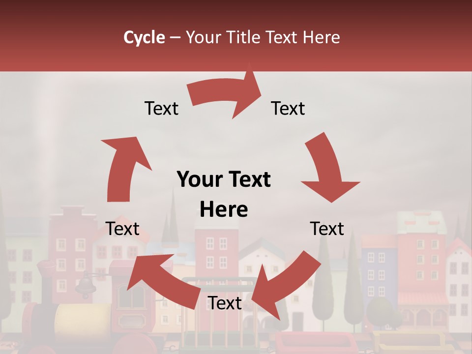 Childhood Animal Drive PowerPoint Template