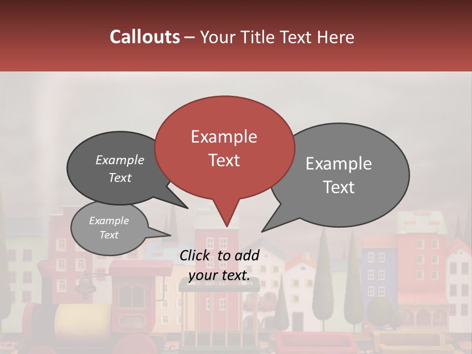 Childhood Animal Drive PowerPoint Template