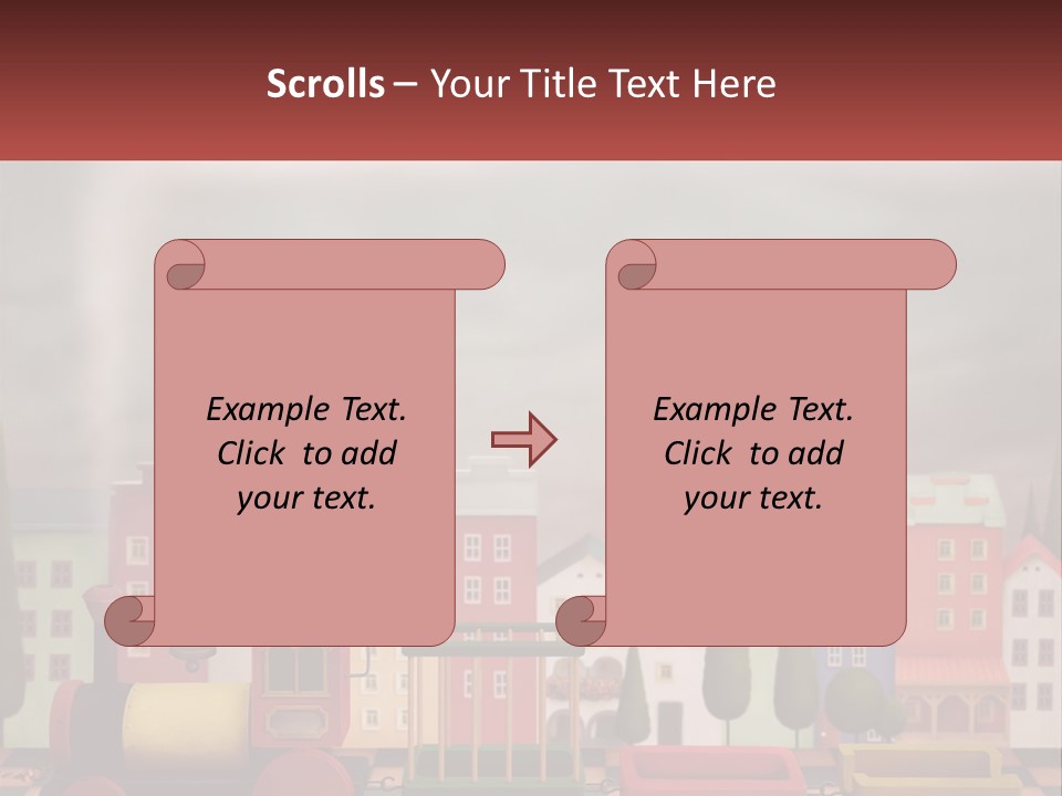 Childhood Animal Drive PowerPoint Template