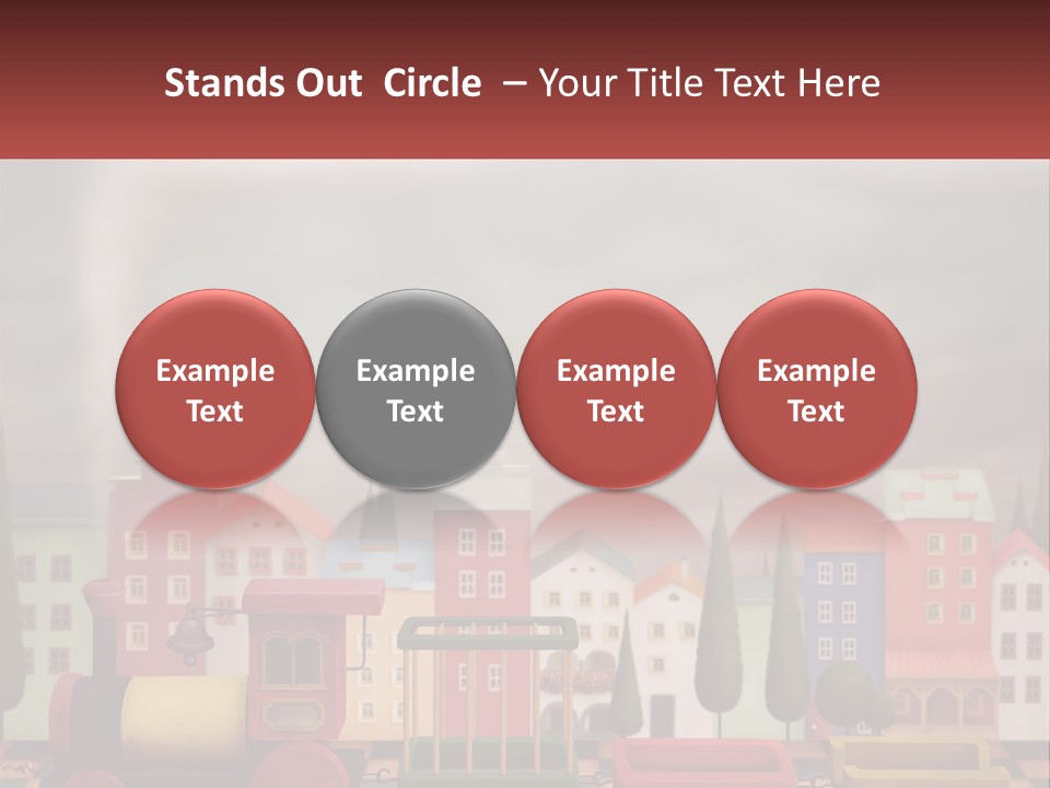 Childhood Animal Drive PowerPoint Template