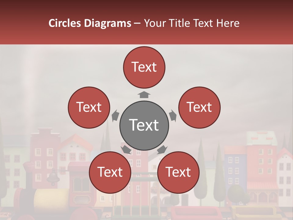 Childhood Animal Drive PowerPoint Template