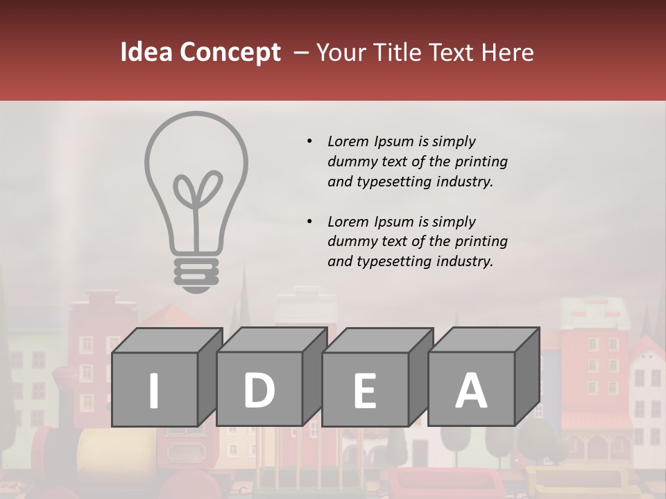 Childhood Animal Drive PowerPoint Template