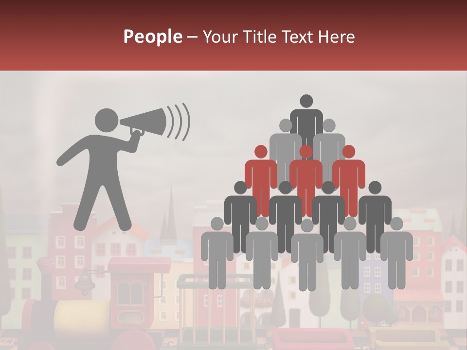 Childhood Animal Drive PowerPoint Template