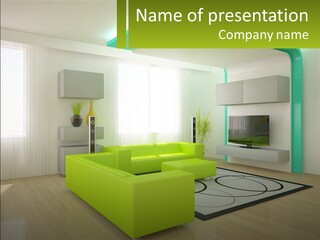 Penthouse Apartment Urban PowerPoint Template