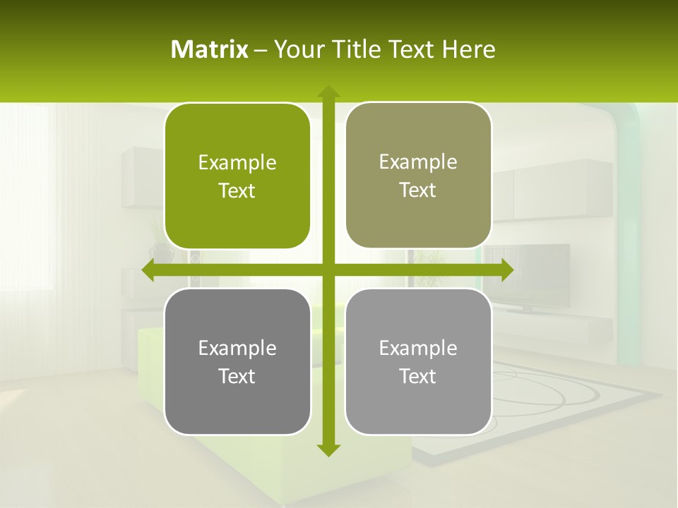 Penthouse Apartment Urban PowerPoint Template