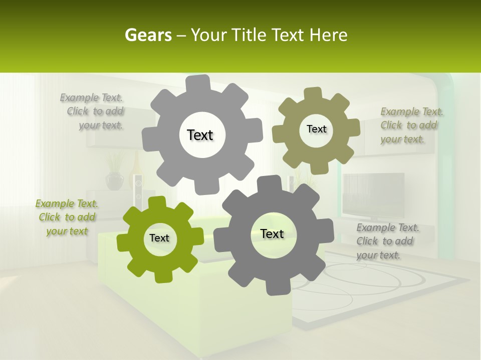 Penthouse Apartment Urban PowerPoint Template