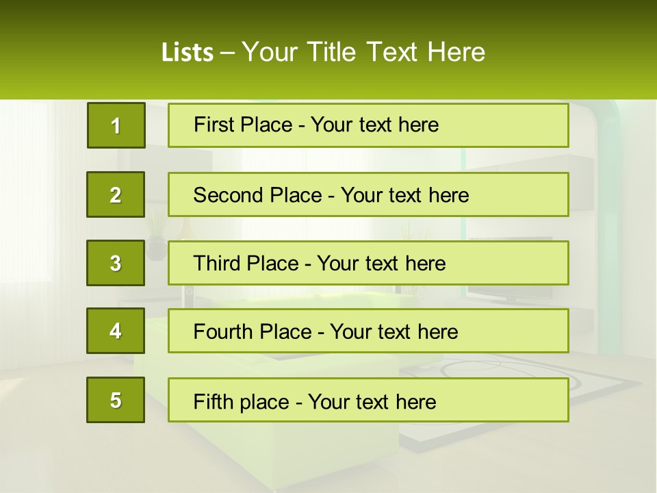 Penthouse Apartment Urban PowerPoint Template