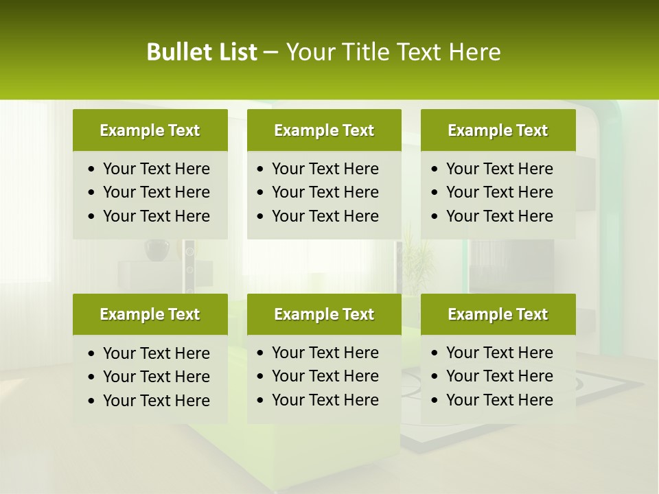 Penthouse Apartment Urban PowerPoint Template