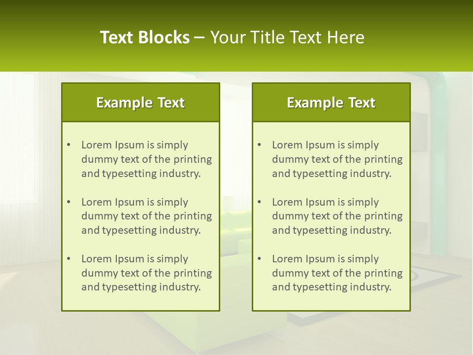 Penthouse Apartment Urban PowerPoint Template