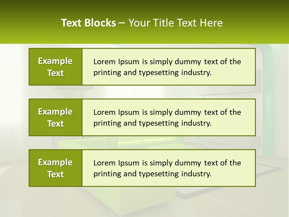 Penthouse Apartment Urban PowerPoint Template