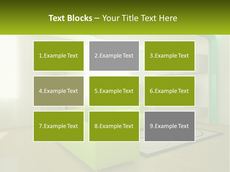 Penthouse Apartment Urban PowerPoint Template