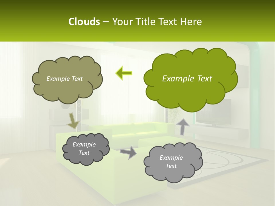 Penthouse Apartment Urban PowerPoint Template