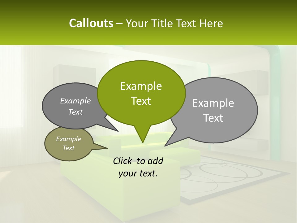 Penthouse Apartment Urban PowerPoint Template