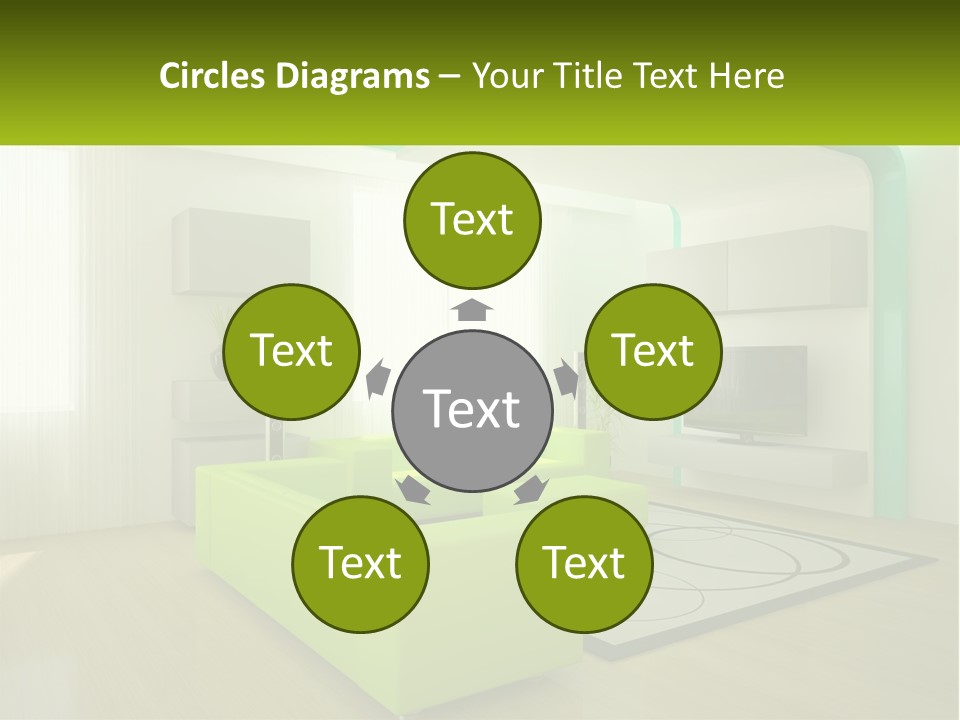 Penthouse Apartment Urban PowerPoint Template