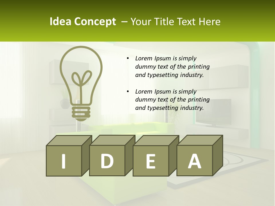 Penthouse Apartment Urban PowerPoint Template