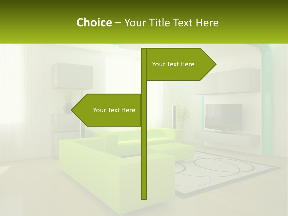 Penthouse Apartment Urban PowerPoint Template