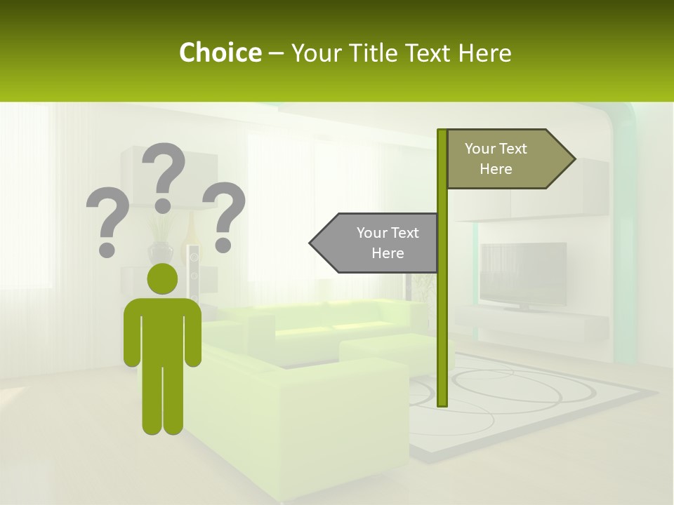 Penthouse Apartment Urban PowerPoint Template