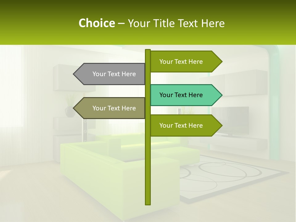 Penthouse Apartment Urban PowerPoint Template