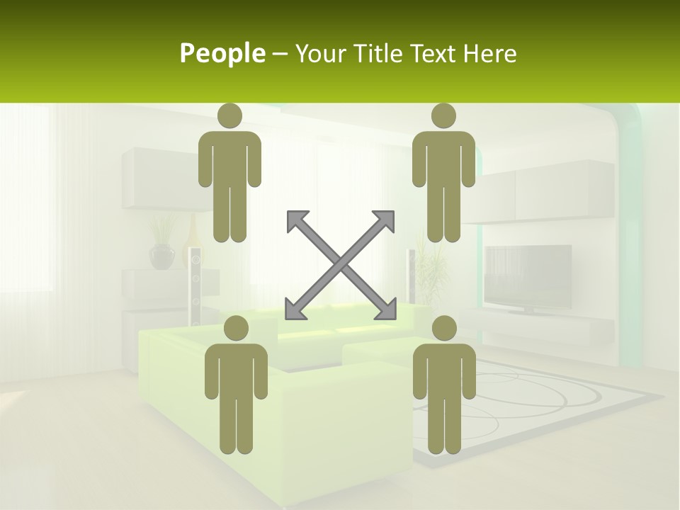 Penthouse Apartment Urban PowerPoint Template