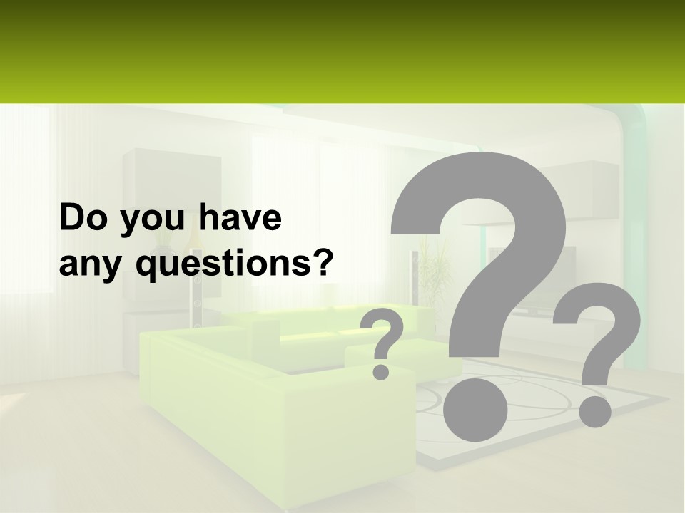 Penthouse Apartment Urban PowerPoint Template