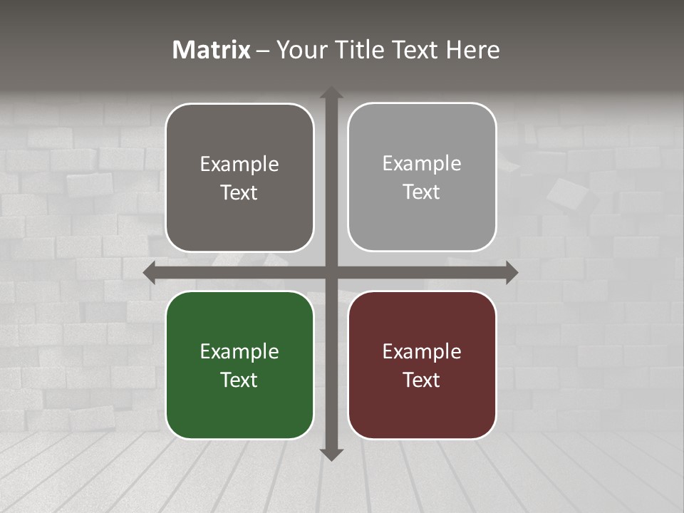 Grunge Destruction Illustration PowerPoint Template