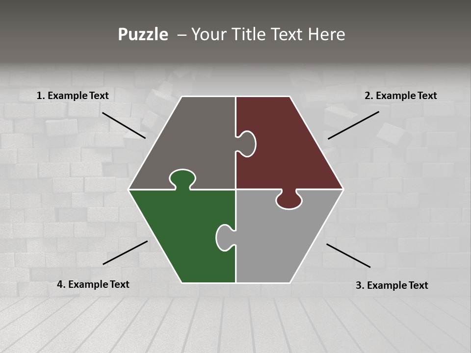 Grunge Destruction Illustration PowerPoint Template