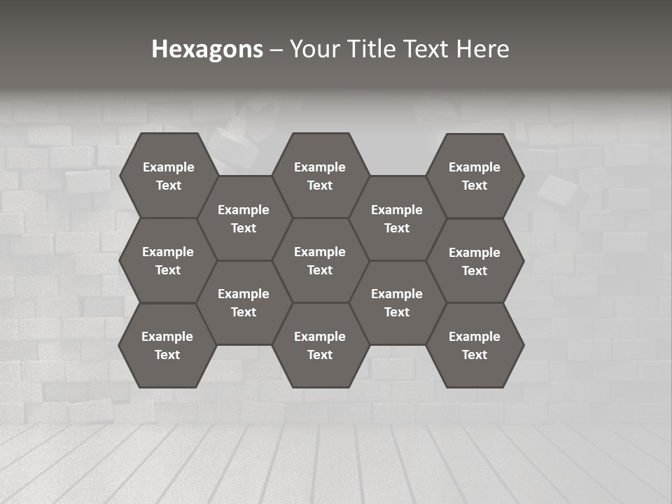 Grunge Destruction Illustration PowerPoint Template