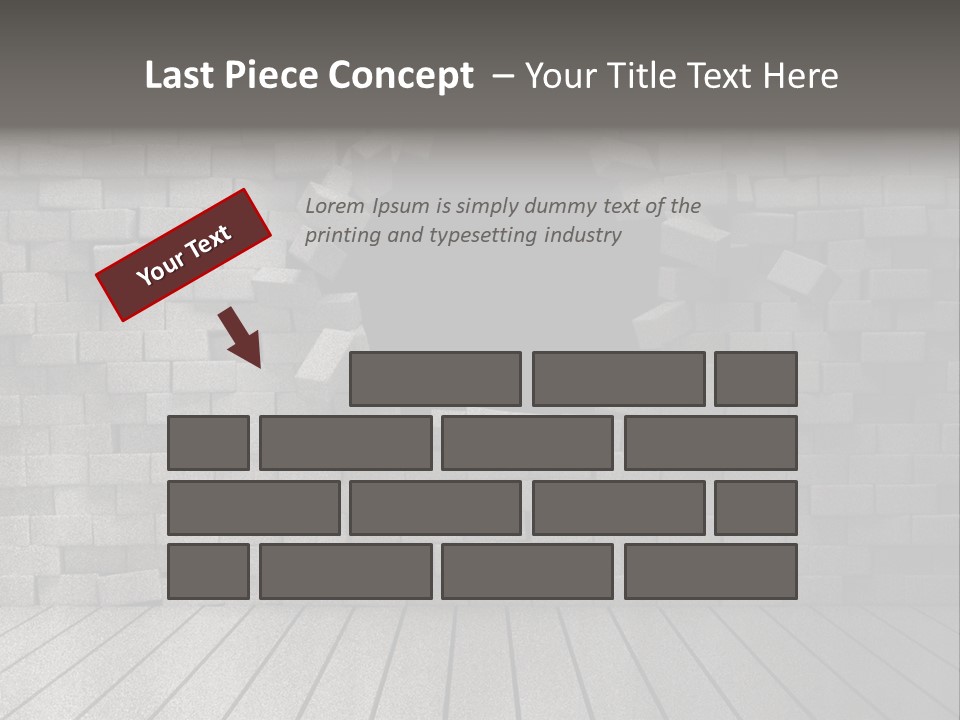 Grunge Destruction Illustration PowerPoint Template