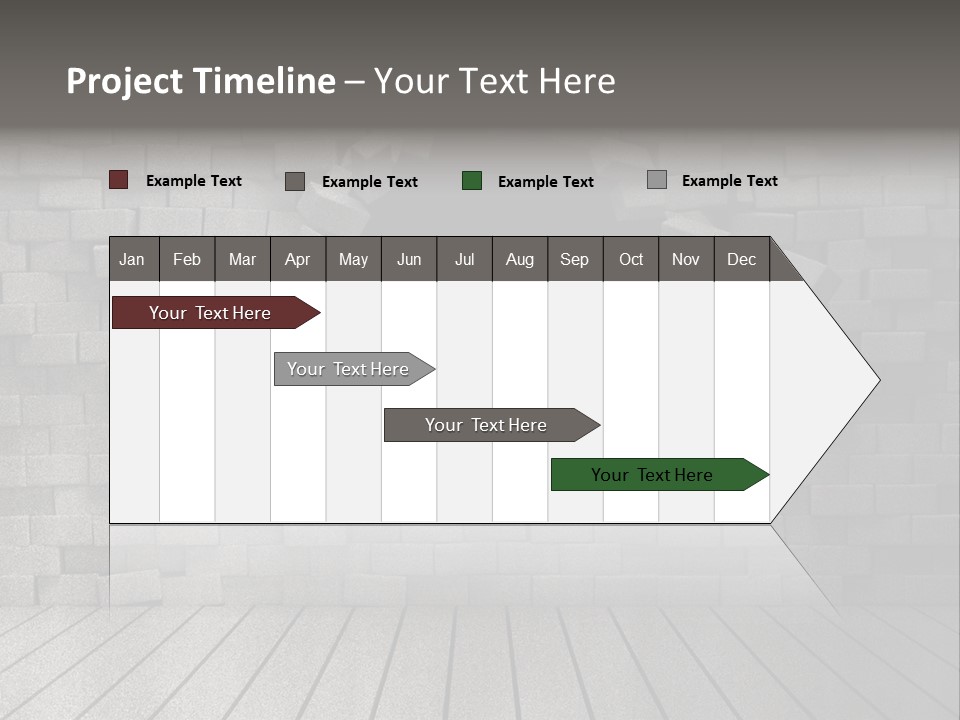 Grunge Destruction Illustration PowerPoint Template
