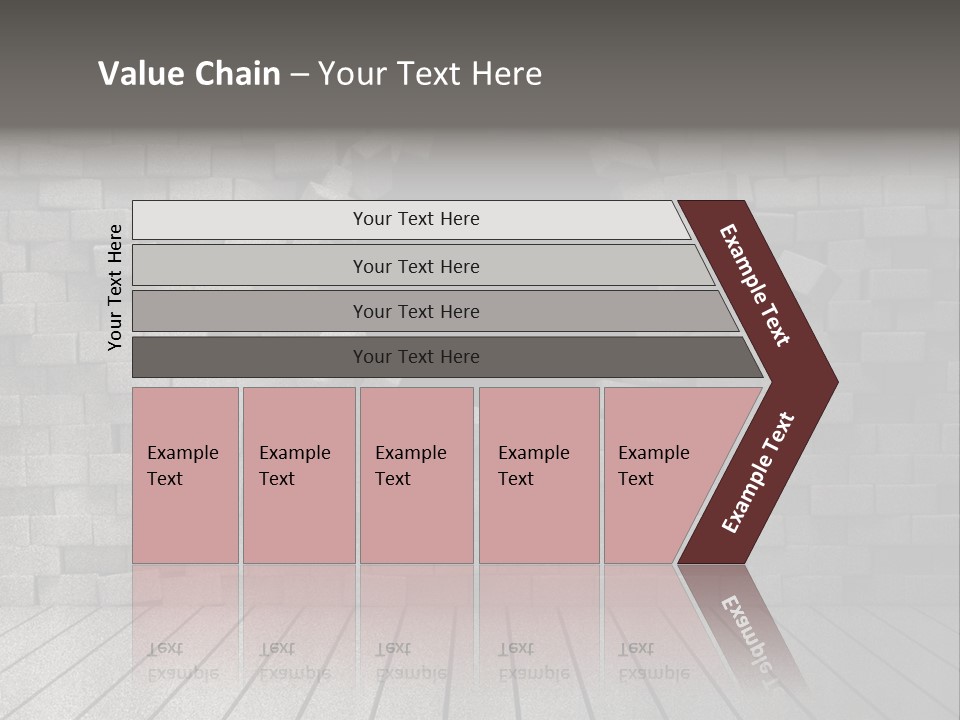 Grunge Destruction Illustration PowerPoint Template