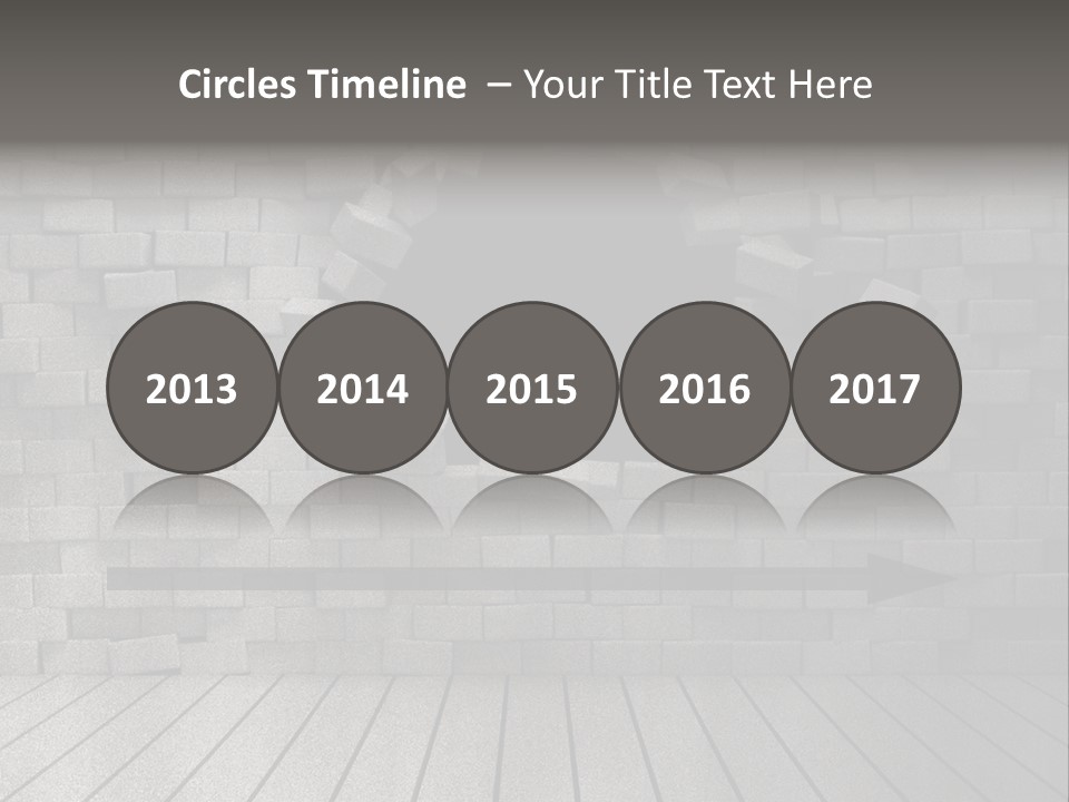 Grunge Destruction Illustration PowerPoint Template