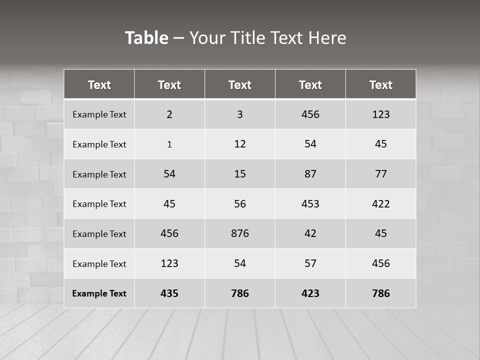 Grunge Destruction Illustration PowerPoint Template